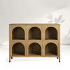  Antique Arched Storage Cabinet