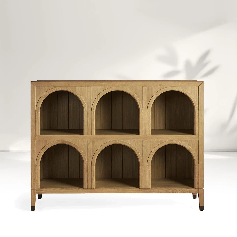  Antique Arched Storage Cabinet