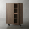 Solid-color simple storage cabinet