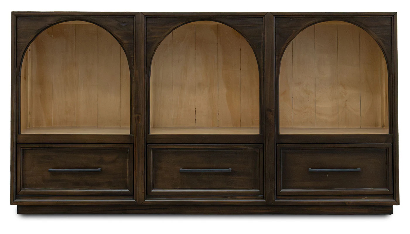 Nestled Arch Storage Console