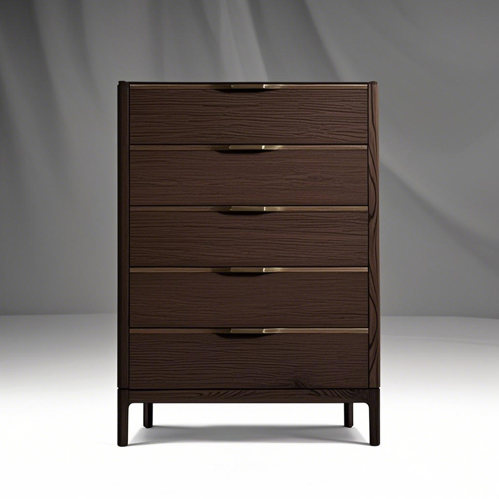 Five-Drawer Narrow Dresser