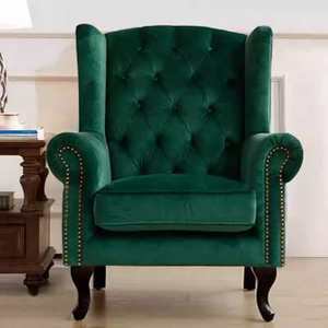 American-style fabric single sofa chair