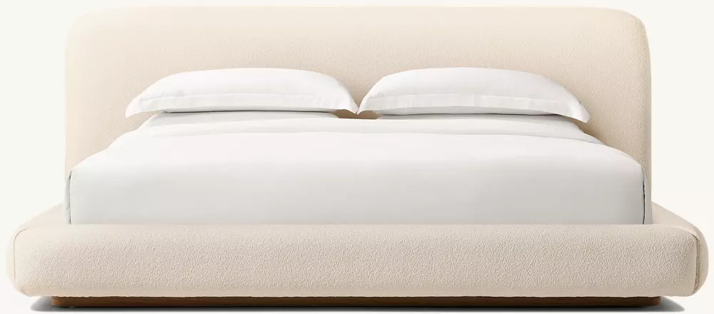 Fabric Extended Panel Bed