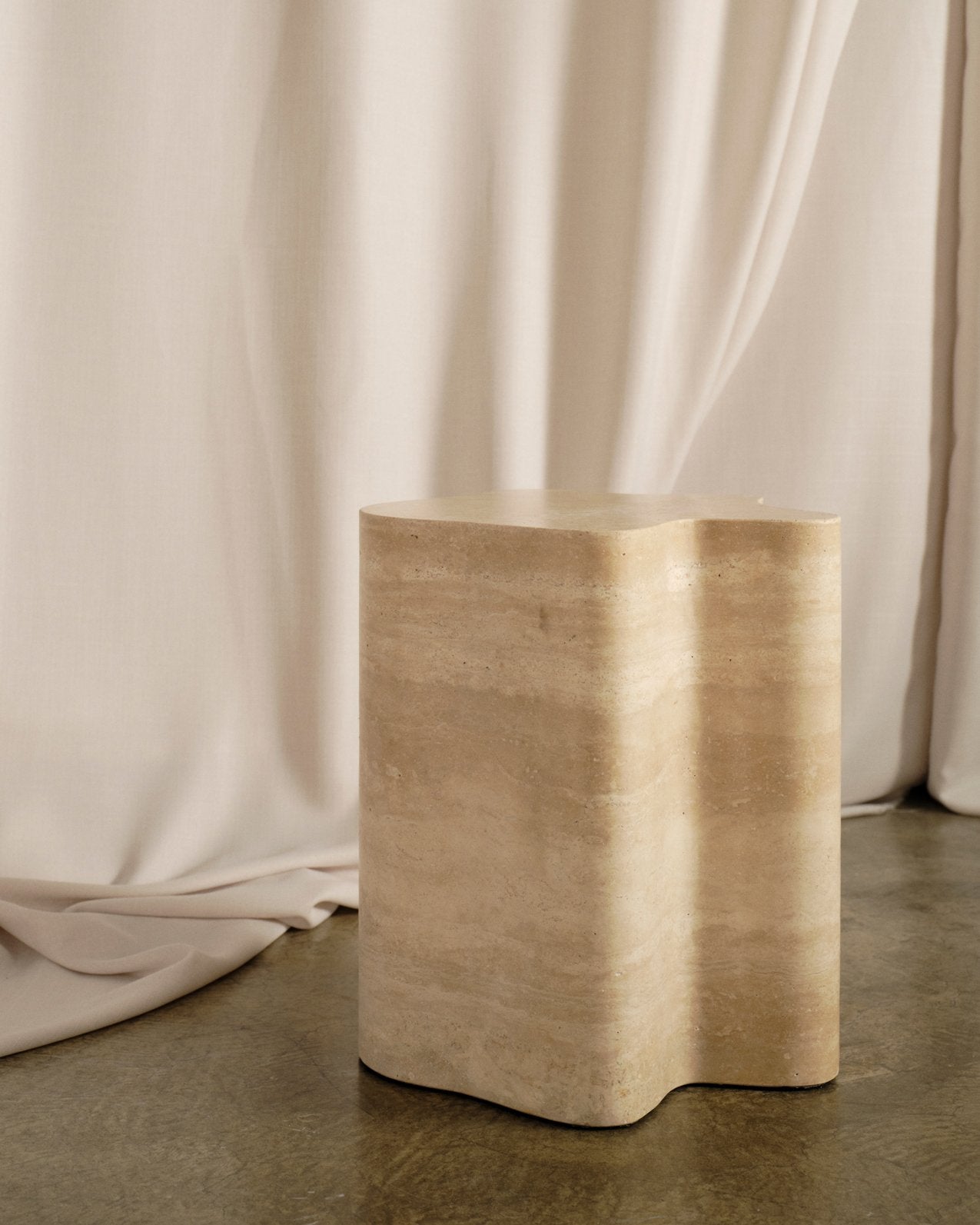 Tree Bark Side Table