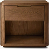 Solid Wood Opened Nightstand 