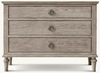 Rattan & Wood Closed Nightstand