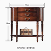 American-style Retro Semi-circular Entrance Cabinet