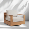 Outdoor Teak Swivel Chair