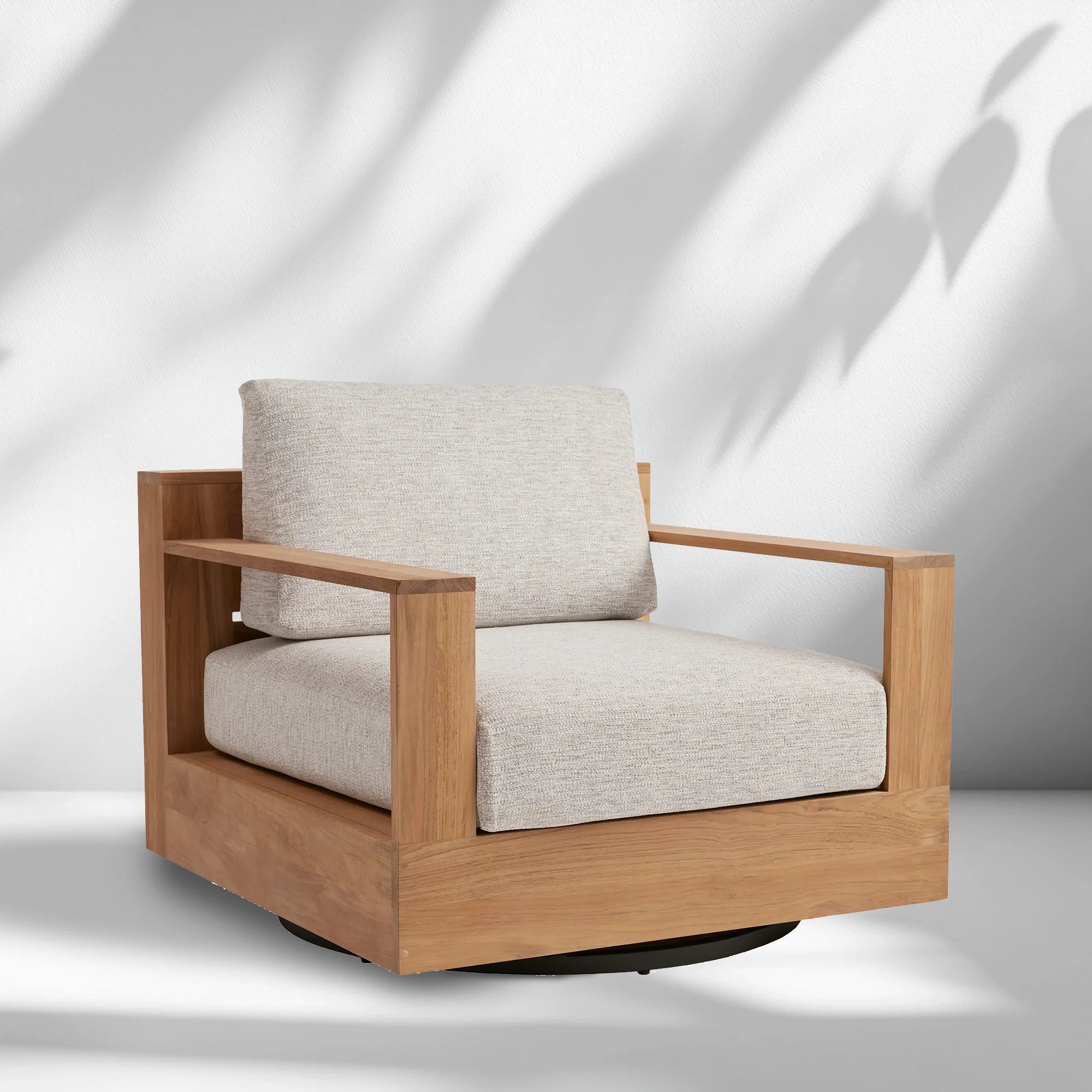 Outdoor Teak Swivel Chair