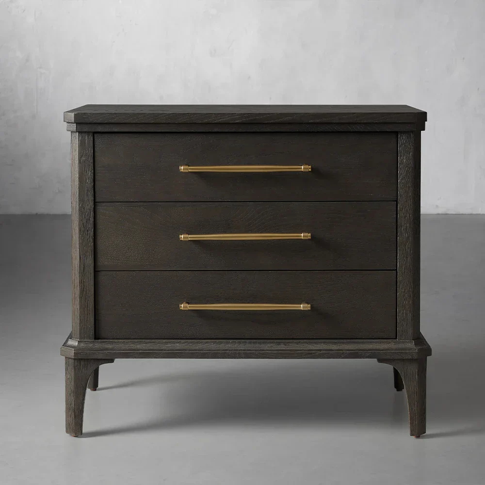  Solid Wood Bedside Table