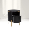  Vertical - striped Round Sideboard