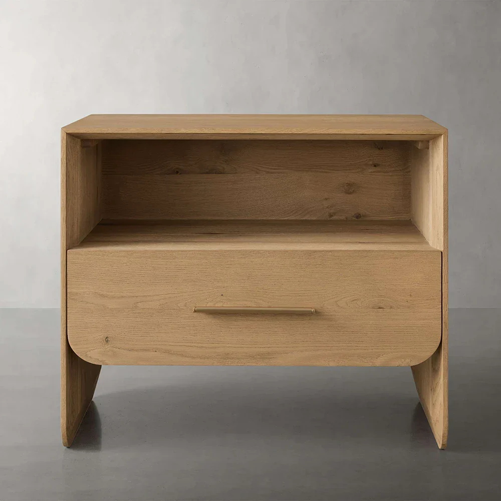 Minimalist Single - drawer nightstand