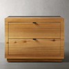 Twin - drawer Modern Bedside Cabinet