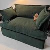 Japanese-style Detachable Corduroy Small Sofa