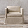 American RH simple and detachable washable sofa