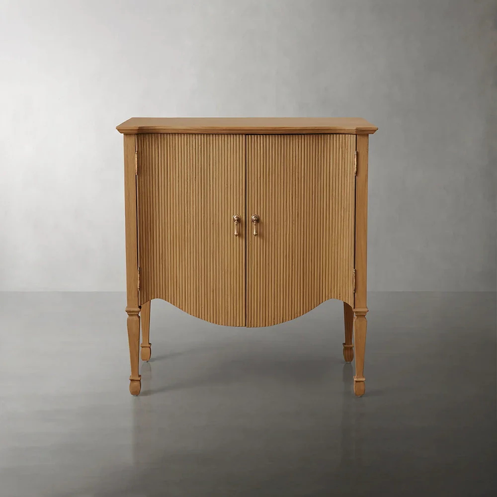 Arc-shaped Hall Storage Cabinet