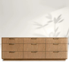 Wooden 9-Drawer Dresser