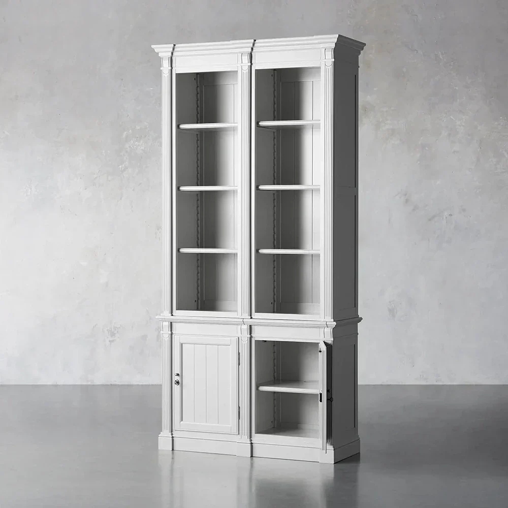 Single - door Wood Display and Storage Cabinet