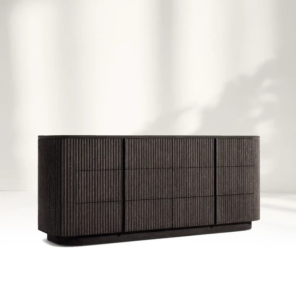 Modern Sideboard 6-Drawer Dresser