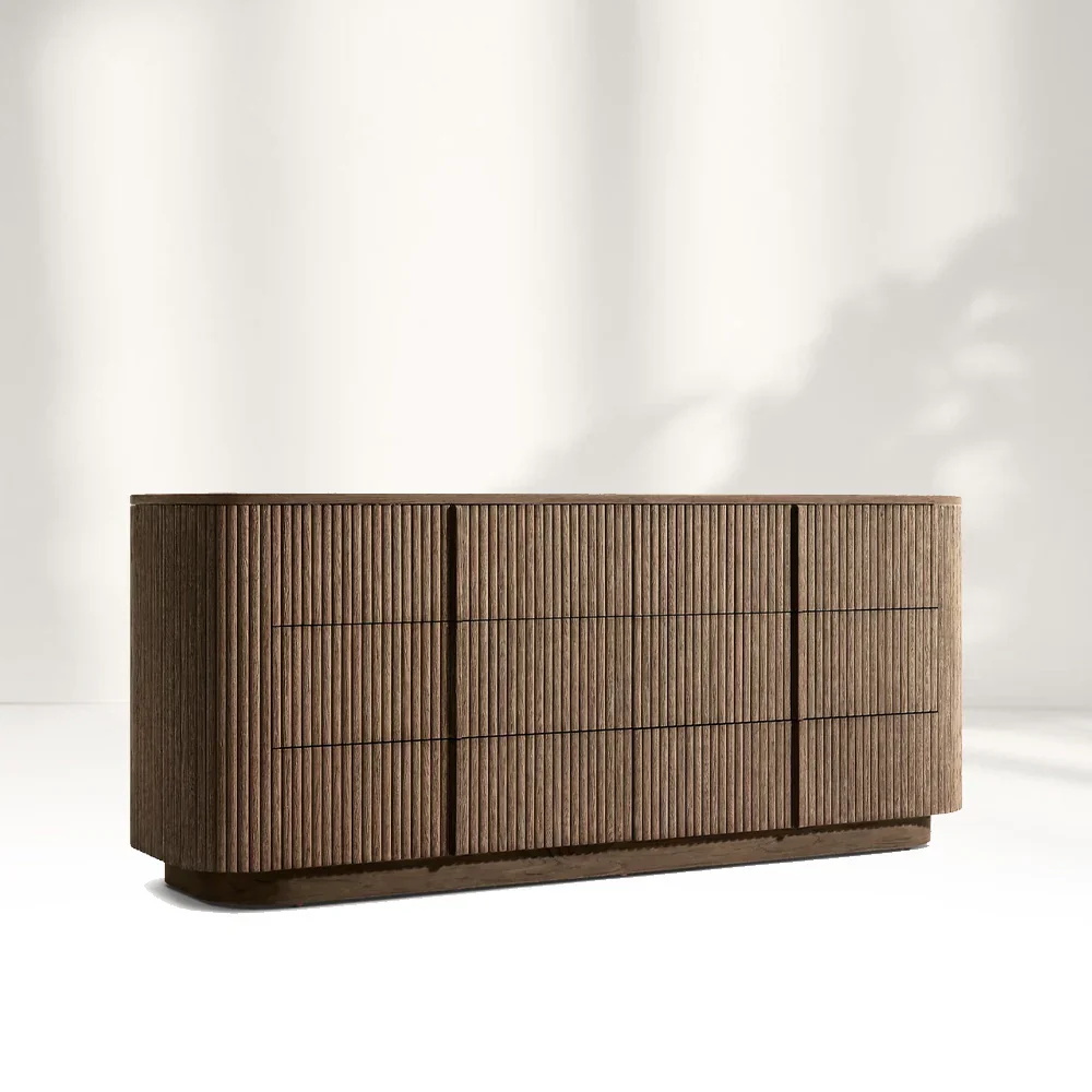 Modern Sideboard 6-Drawer Dresser