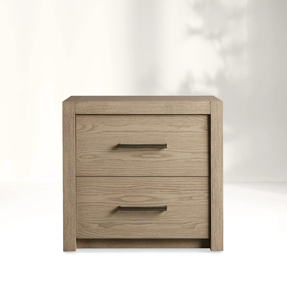 Minimalist Two - drawer Nightstand