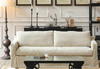 Removable and washable vintage fabric sofa