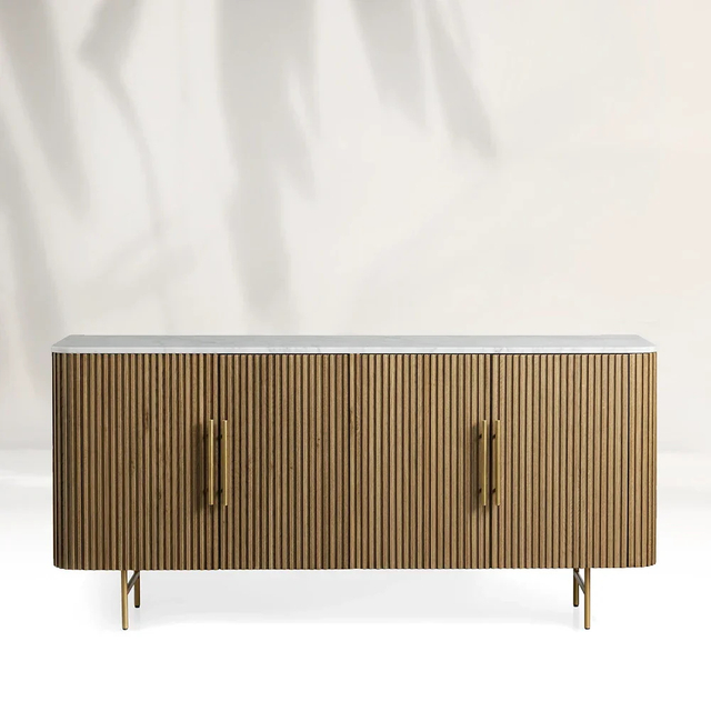 Television Cabinet Made of White Oak