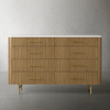 Oak Dresser with Chest of Drawers