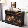 New Chinese-style classical hand-painted entrance cabinet