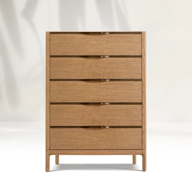 Five-Drawer Narrow Dresser