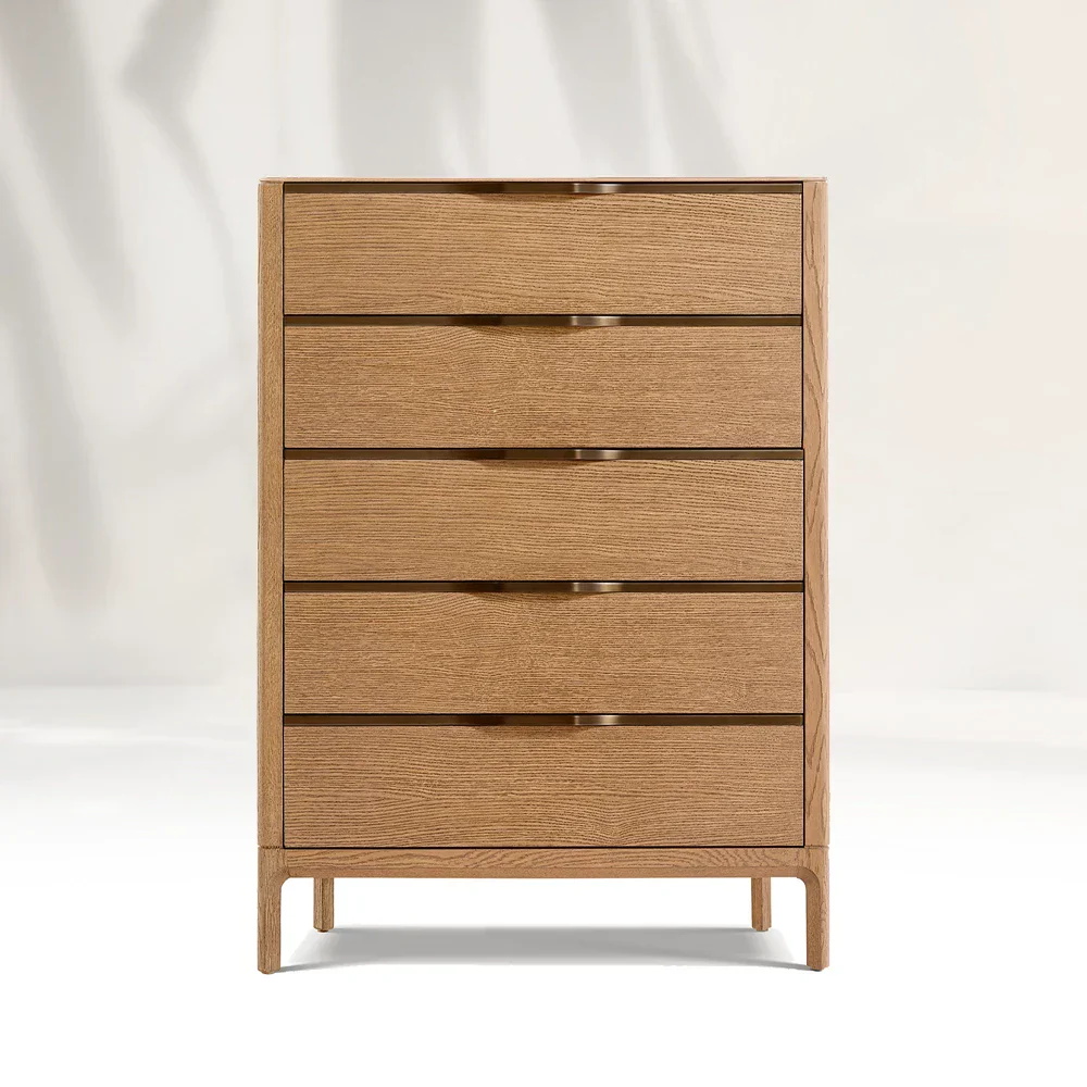 Five-Drawer Narrow Dresser
