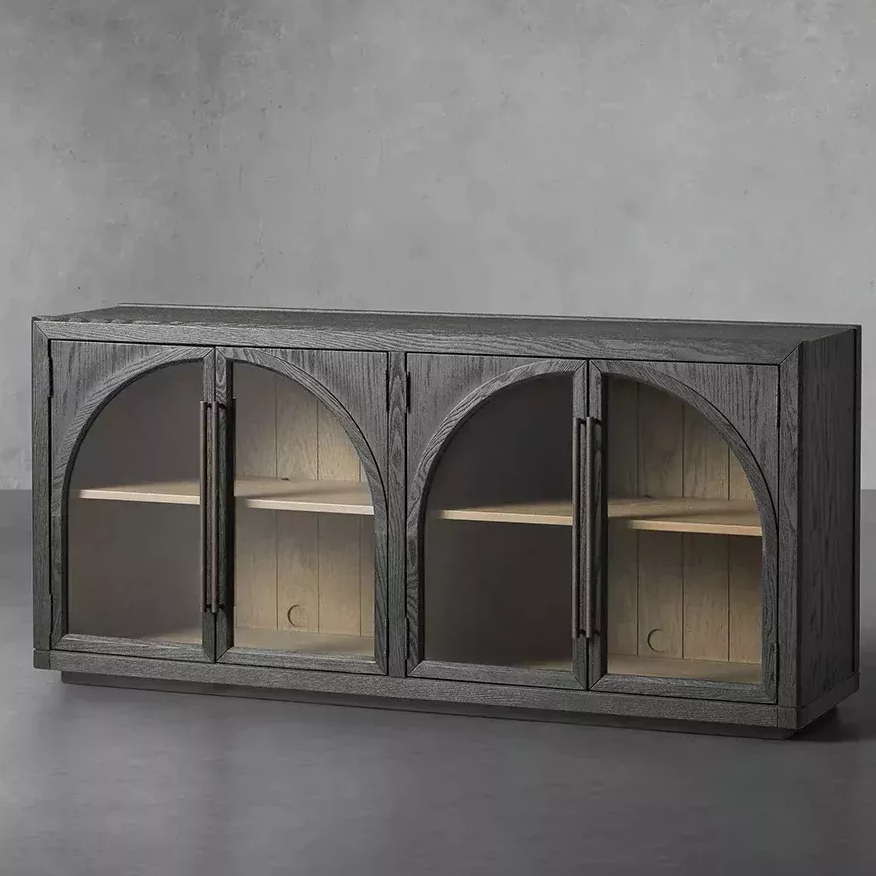 Black Oak Sideboard: A Paragon of Superior Quality and Spatial Aesthetics