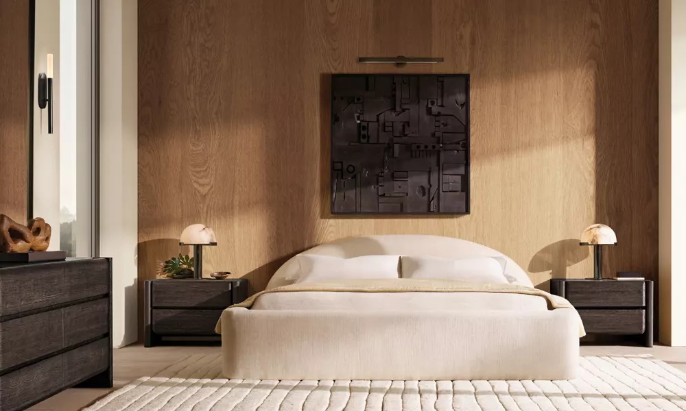 Fabric Panel Bed