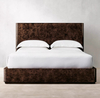 American Country Tree Bark Double Bed