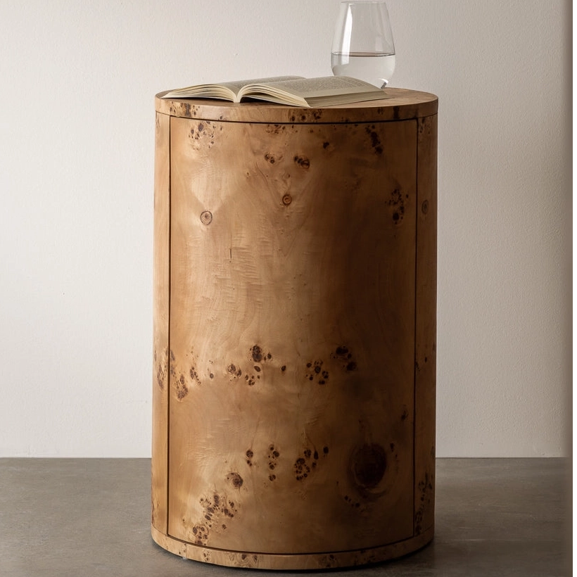The Burl Wood Side Cabinet: A Symbiotic Art of Nature And Design