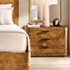 American Rural Tree Bark Bedside Table