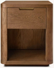 Solid Wood Opened Nightstand 