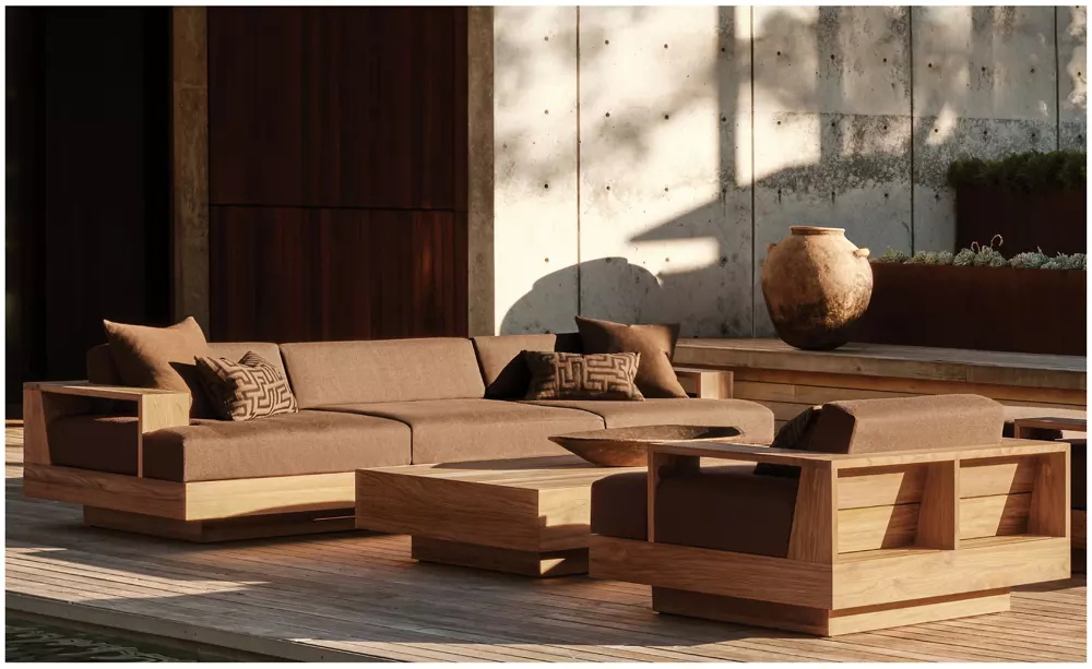 Town Teak Sofa