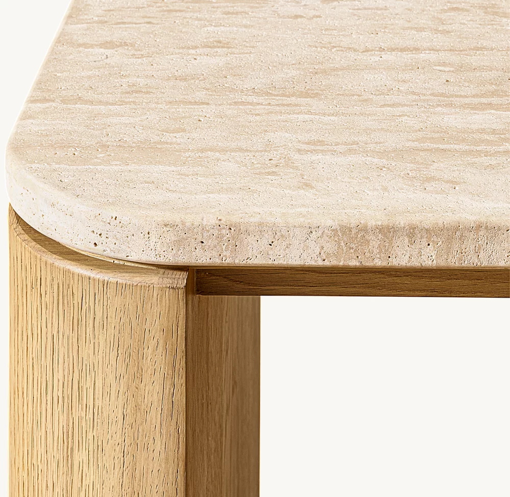 Solid Wood Square Side Table