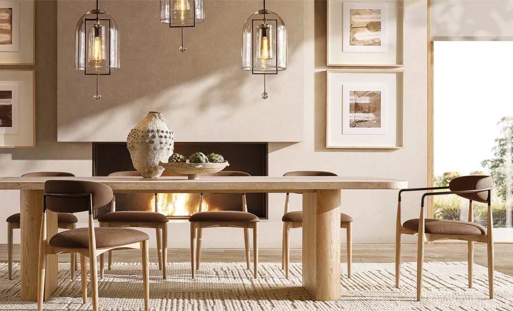 Oak Rectangular Dining Table