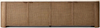 Woven 4-door Media Console