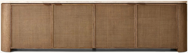 Woven 4-door Media Console