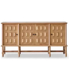 White Oak Wooden Hallway Organizer