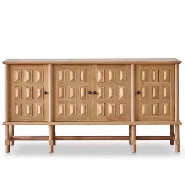 White Oak Wooden Hallway Organizer