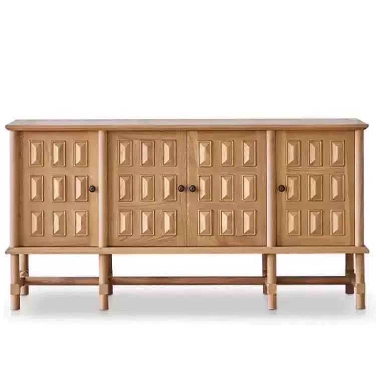 White Oak Wooden Hallway Organizer