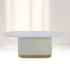 Finnley SleekMarble Oval Table
