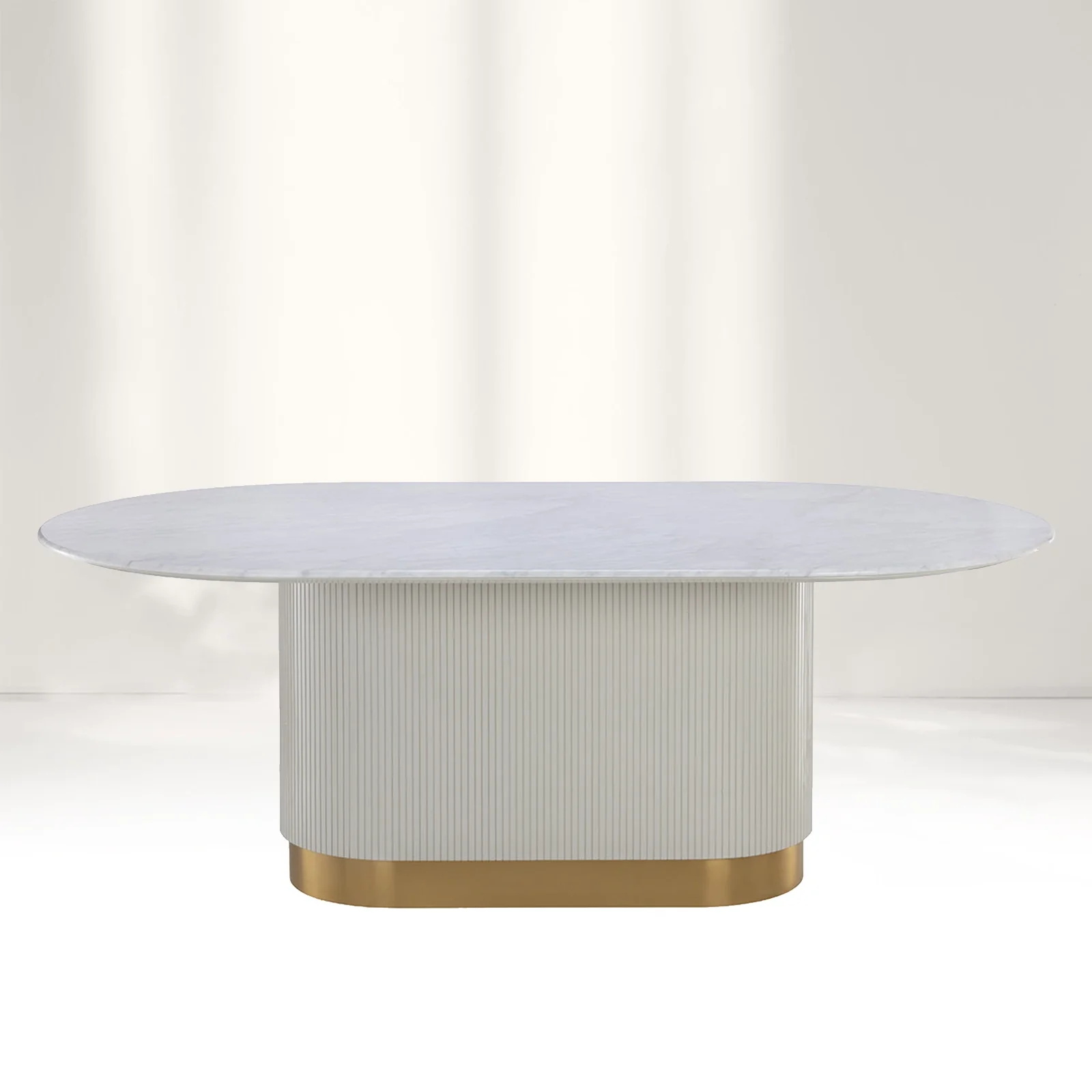 Finnley SleekMarble Oval Table