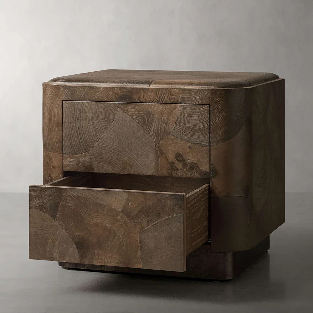 Brown - grain Two - drawer Sideboard