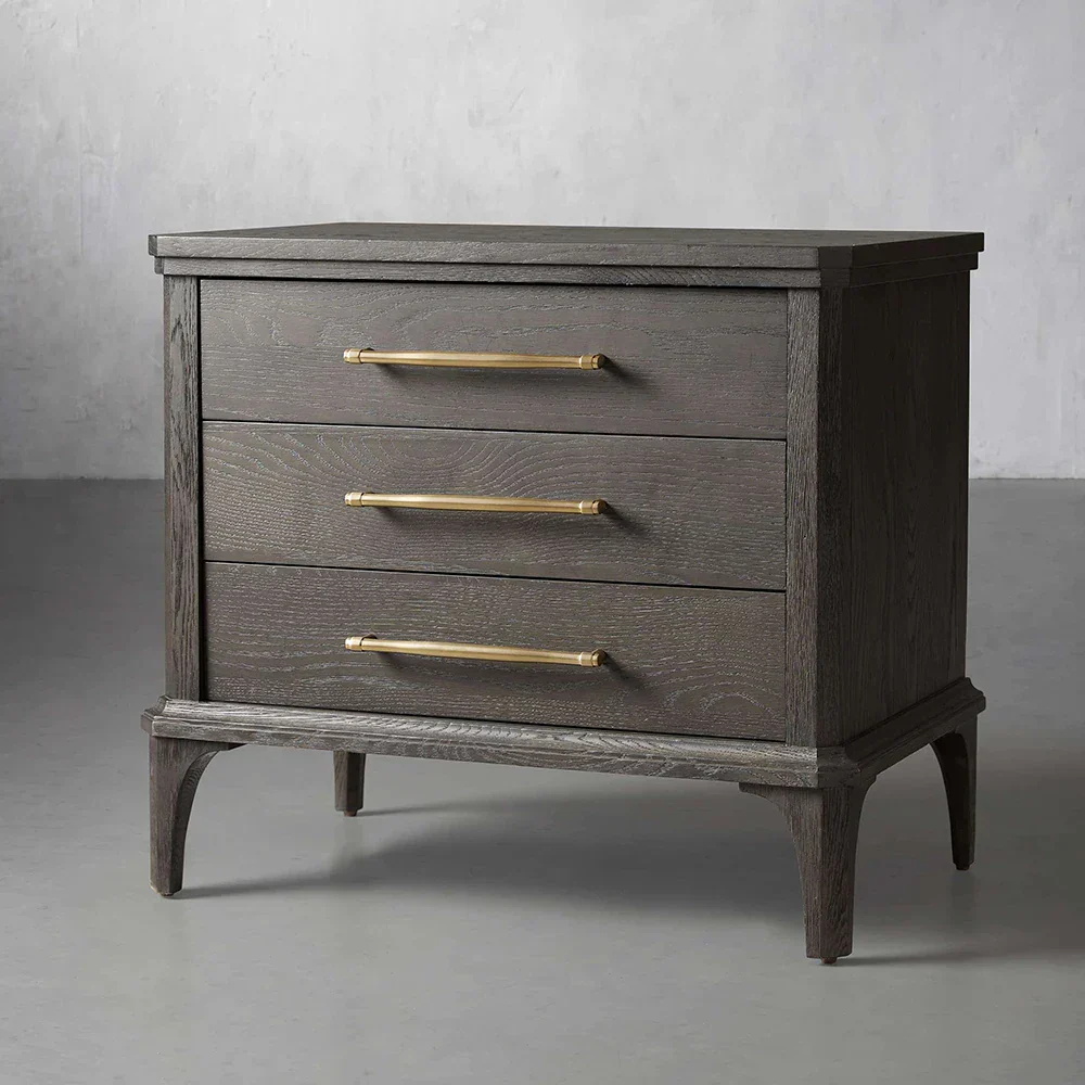  Solid Wood Bedside Table