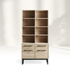 Single Bookcase with File Base